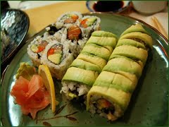 Grøn rulle (Vegansk sushi)